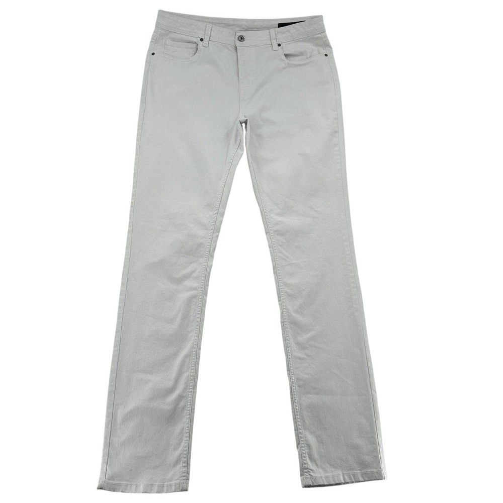 The Perfect Jean NYC Men Slim Thick Stretch Preppy White Denim Jeans 38x38 Tall